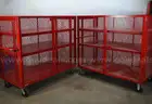 Lot of (2) Mobile Security Cages