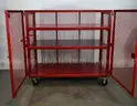 Lot of (2) Mobile Security Cages