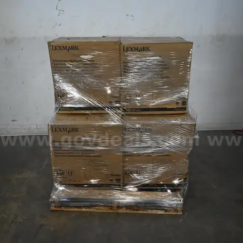 Lot of (6) New Lexmark Monochrome Multifunction Printers MX410de