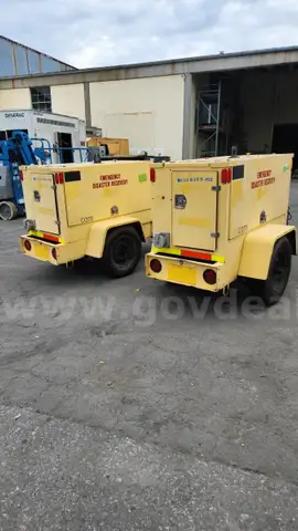 (2) CK Power 10kw Diesel generator trailers with 5kw load banks