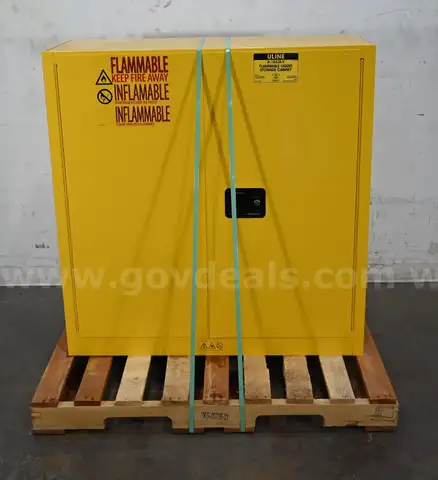 New ULINE 30-gallon Flammable Liquid Storage Cabinet