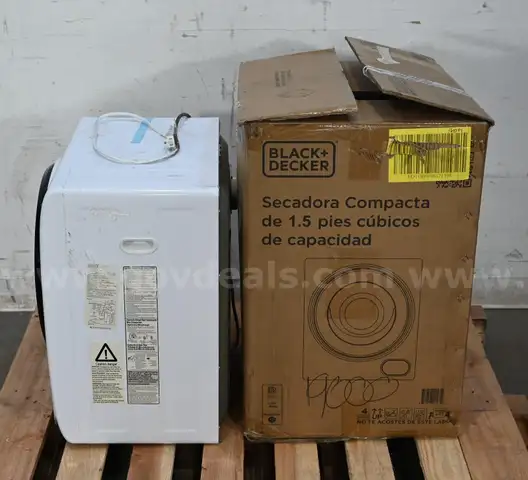 Lot of (2) Black and Decker Compact Dryers