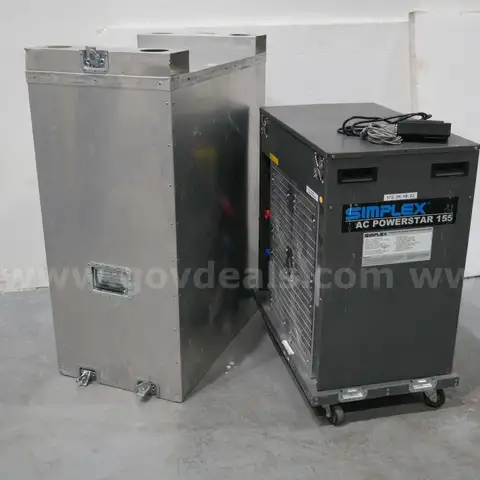 Simplex AC PowerStar 155 Forced Air-Cooled Resistive Load Bank w/ Road Case