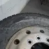 (2) Falken 315/80R22.5 Tires on 10 Lug Rim