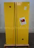 Lot of (2) ULINE 45-Gallon Flammable Liquid Storage Cabinet