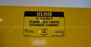 Lot of (2) ULINE 45-Gallon Flammable Liquid Storage Cabinet