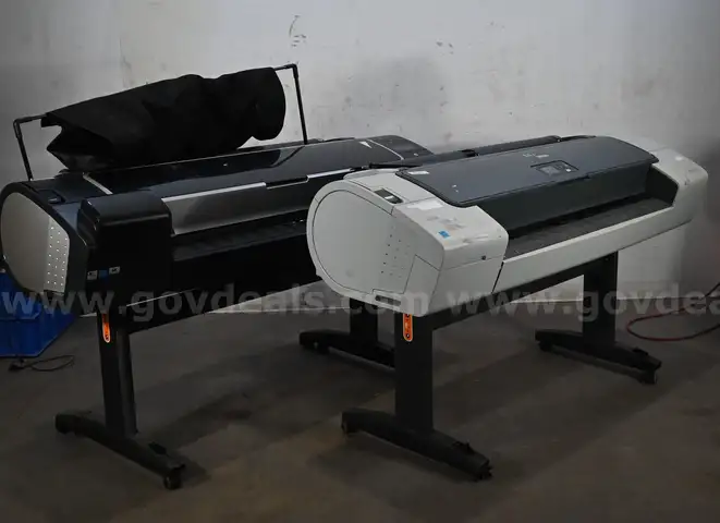 Lot of (2) HP Large Format Printers
