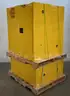 Lot of (4) ULINE Flammable Liquid Storage Cabinets