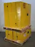 Lot of (4) ULINE Flammable Liquid Storage Cabinets