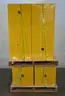 Lot of (4) ULINE Flammable Liquid Storage Cabinets