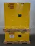 Lot of (4) ULINE Flammable Liquid Storage Cabinets