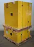 Lot of (4) ULINE Flammable Liquid Storage Cabinets