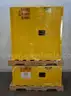Lot of (4) ULINE Flammable Liquid Storage Cabinets