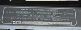 Lot of (5) Forklift Battery Chargers