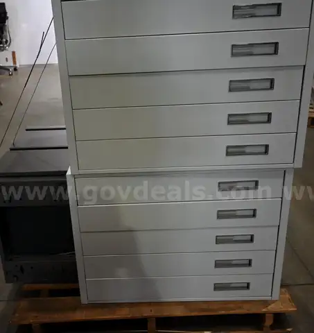Lot of (3) Storage Cabinets