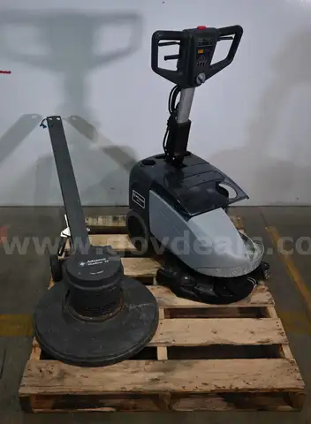 (1) Nilfisk Advance Shadow 20 TS Vacuum and  (1) Nilfisk Scrubber-Dryer SC351