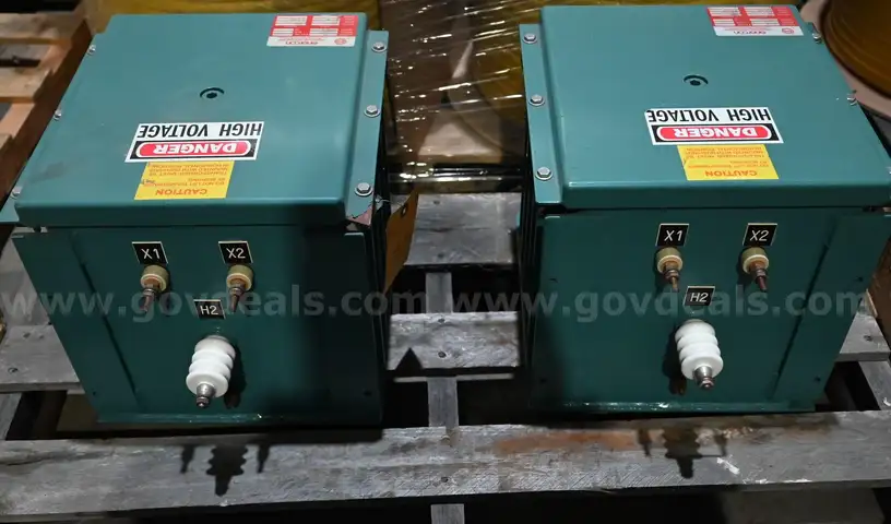 Lot of (2) Enercon Power Transformer TF1130 14kVa 9500v 1.5a 9.6 khz Output