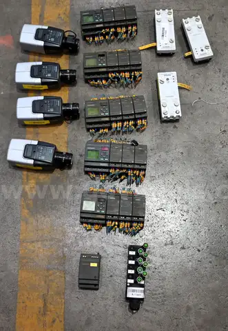 Lot of (4) BOSCH Dinon NBN Network Cameras and Lot of MISC Electrical Components