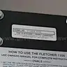 Fletcher 1100 F1100A-10/02 Circle/ Oval Cutter