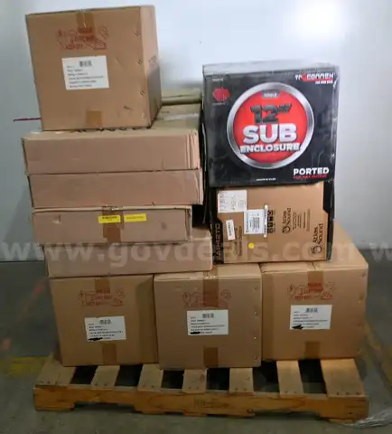 Lot of Audio Speakers and Enclosure (Tannoy & Atlas)