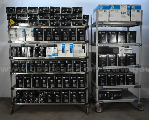 Lot of Various HP Toner Cartridges