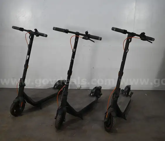 Lot of (3) USED NINEBOT KICK E-SCOOTERS