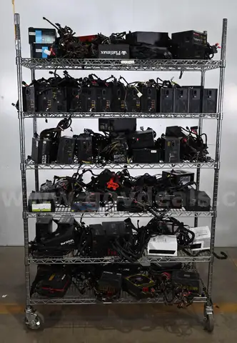 Lot of (67) Assorted PSU Power supplies Various Models and Watts (Thermaltake, NZXT, ect.),