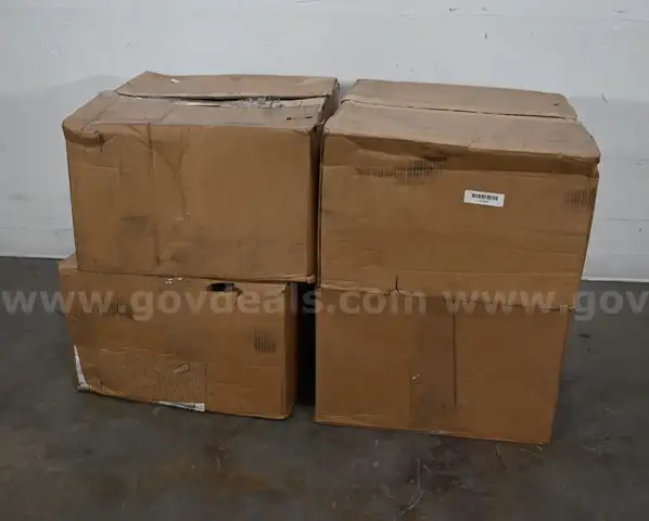 Lot of (4) NEW Dayton 10E034 20 X 20 Galvanized Exhaust Fan Venturi Frame