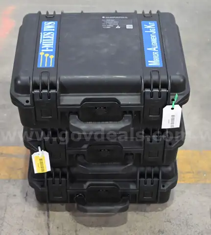 Lot of (3) MAJiK Assembly I-MILES IWS 2 Cubic Defense Mirror Alignment Jig Kits 184550-1