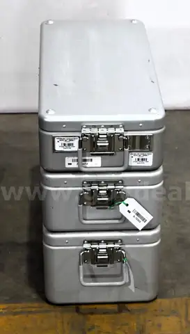 Lot of (3) Wagner Steriset Thermoloc Sterilization Container