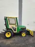 Diesel John Deere 4100 enclosed cab Tractor