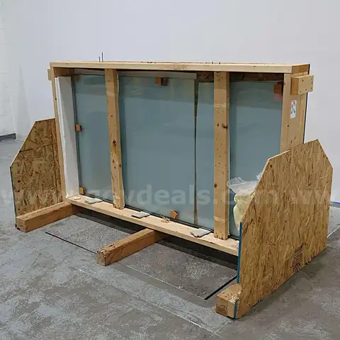 NEW Lot of 2 Mancom Shooting Range Safety Glass 72-in Height x 40-inch Width