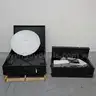 AVL Technologies 960 Satellite Antenna Controller Rack w/ Antenna Dish In Cases