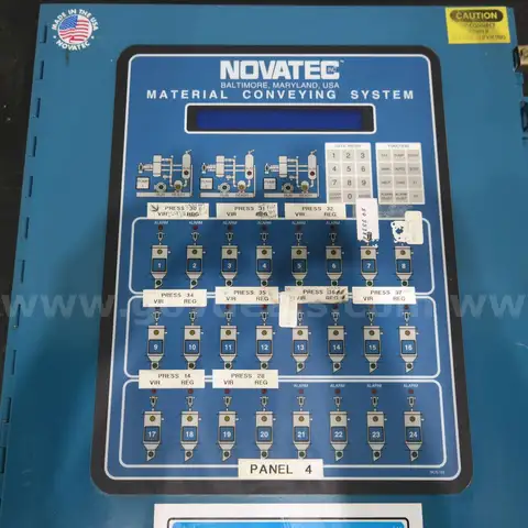 Novatec Material Conveying System Controller 115V 1PH 0.3 kVA 2.5A