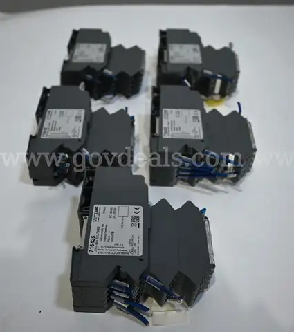 Lot of (5) 4 Lutze 716401 LOCC-BOX FB  Overload Current Controls w/ 2 Lutze Terminal Blocks