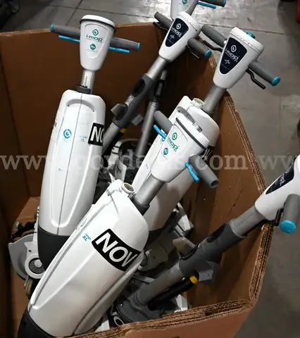 Lot of (6) iMop XL Walk Behind Floor Scrubbers (iMop XL and iMop XL Plus)