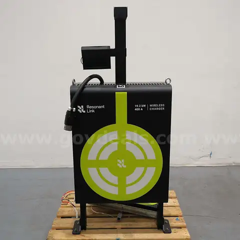 Resonant Link Wireless Charger 19.2 kW 400 A for Electric Forklifts and other EVs