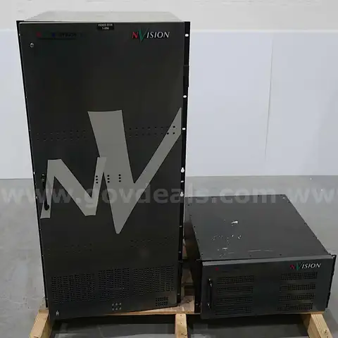 NVision NV8256 Plus Digital Video Routing Switcher w/ NV6257 Power Supply Frame