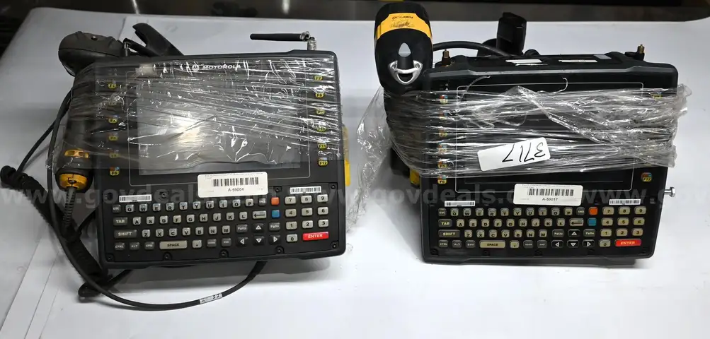 Lot of (2) Motorola Psion Vehicle Mounted Computer W/ Scanner Tested
