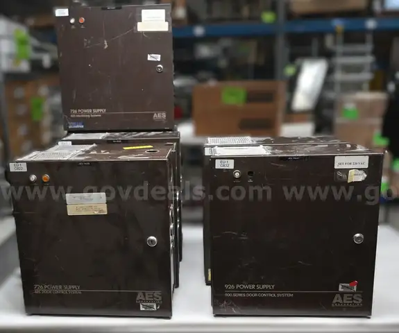Lot of (5) AES 726 and (2) AES 926 Power Supply Unit for Doorways