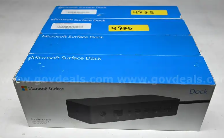 Lot of (4) NEW Microsoft Surface Dock