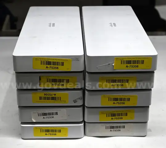 Lot of (10) Cisco WebEx Codec Plus Video Conferencing Unit