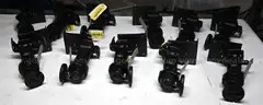 Lot of (13) Manfrotto 3265 Grip Action Ball Tripod Head w/ Quick Release Plate and 11 Manfrotto 222 Joystick Tripod Head