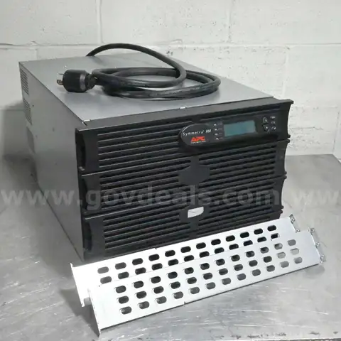 APC Symmetra RM 6kVA N+1 Frame UPS w/Rails x 2  -  NO BATTERIES