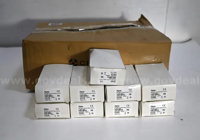 Lot of (40) Elpas RS485 Bus Extender Junction Boxes 4 RJ11 5-JBA10485