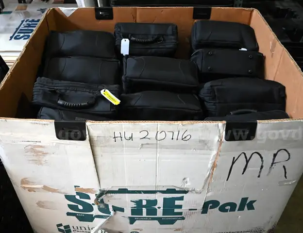 Lot of (78) Qualcomm Globalstar GSP-1600  Satellite Phones w/GCK-1410 Bag Kit w/External Ant.