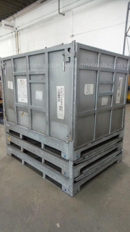 Metal crates outlet for sale