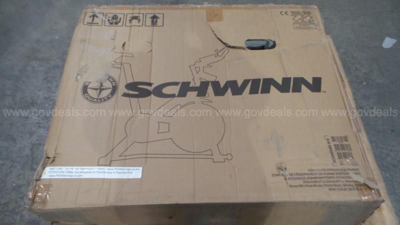 1 New Schwinn IC4 Indoor Cycling Exercise Bike Gray AllSurplus