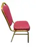 Gold Metal Chairs with Cushioned Bottom and Back (Lot# 2)