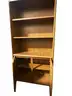 Three Shelf Bookshelf with Bottom Cabinet